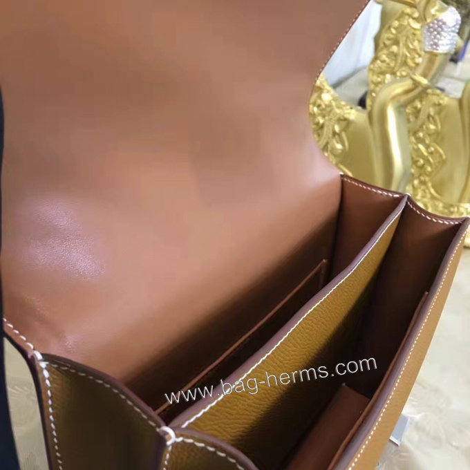 エルメス コンスタンス24 ゴールド ヴォーエプソン シルバー金具