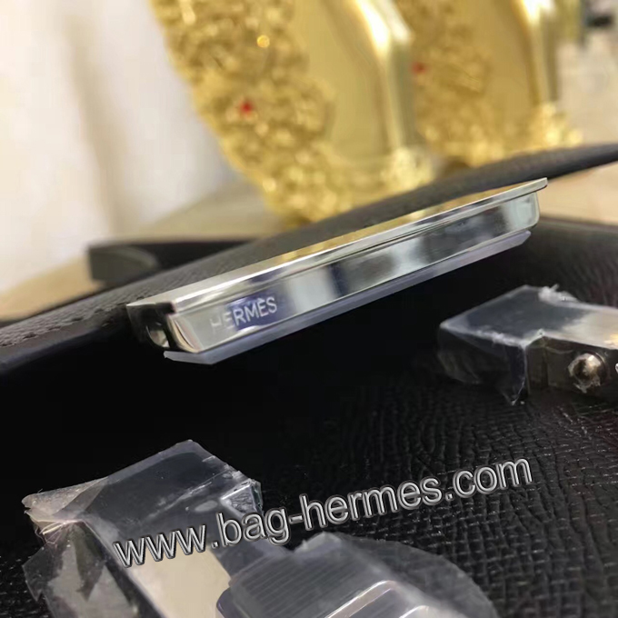 エルメス コンスタンス24 ブラック ヴォーエプソン シルバー金具