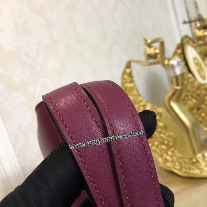 エルメス コンスタンス24 ルージュアッシュ　スイフトフ ゴールド金具