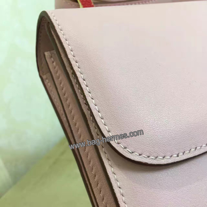 エルメス コンスタンス24 ピンク スイフトフ シルバー金具