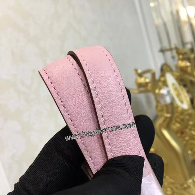 エルメス コンスタンス24 ピンク スイフトフ シルバー金具