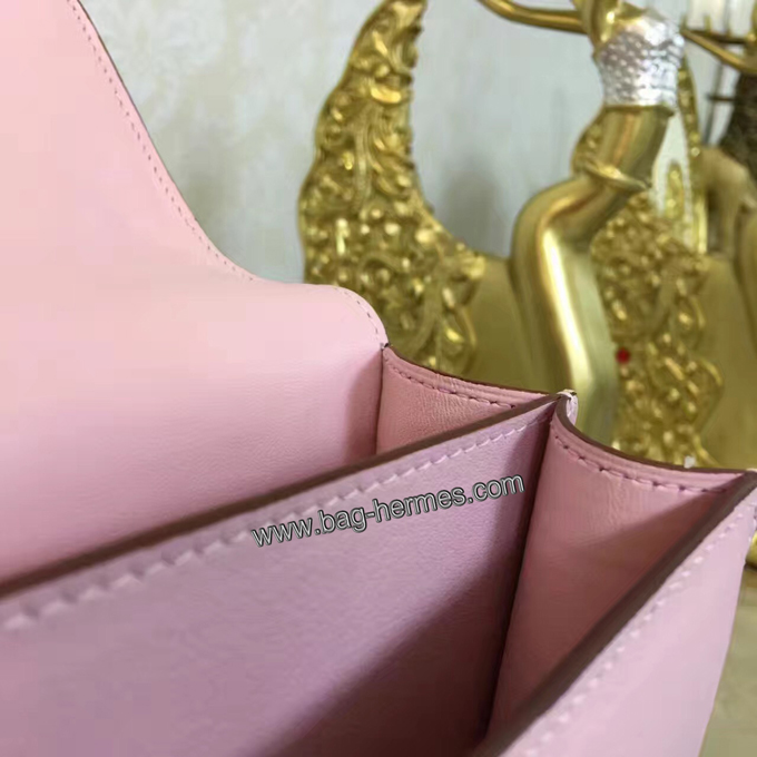 エルメス コンスタンス24 ピンク スイフトフ シルバー金具