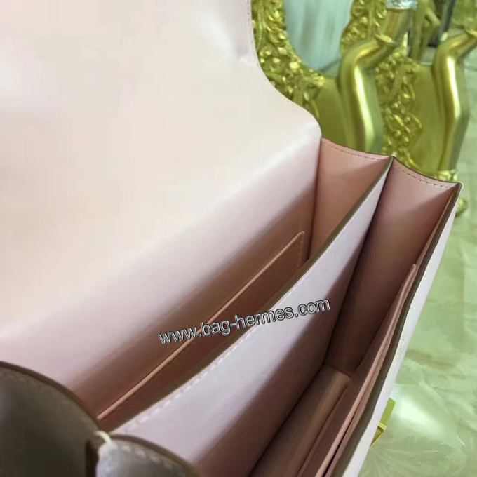 エルメス コンスタンス24 ピンク スイフトフ シルバー金具