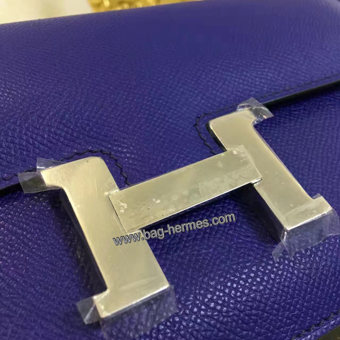 エルメス コンスタンス パープル ヴォーエプソン シルバー金具