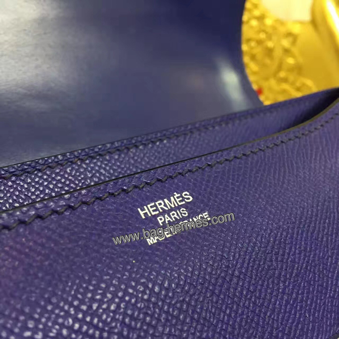 エルメス コンスタンス パープル ヴォーエプソン シルバー金具