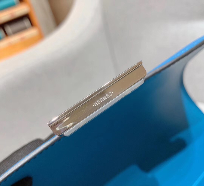 エルメス コンスタンスミニ ブルータラサ ヴォーエプソン シルバー金具