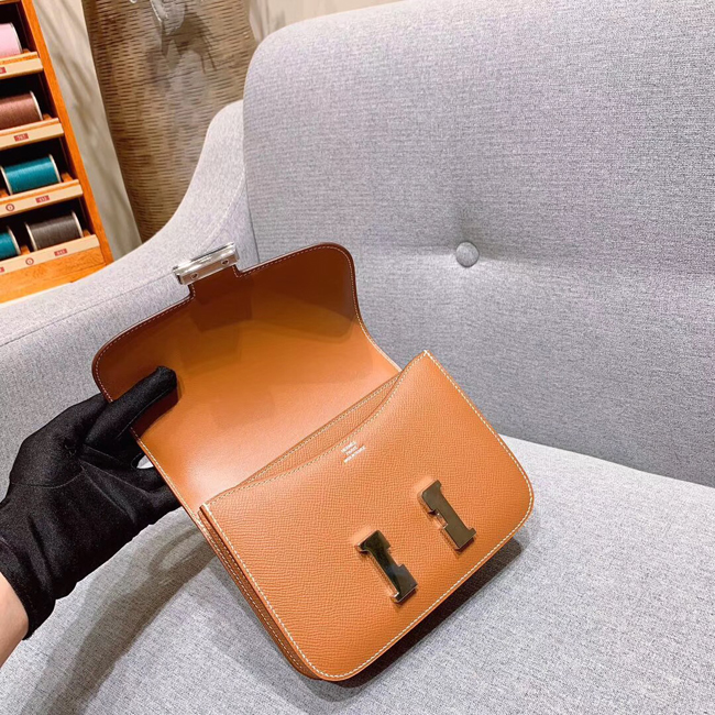 エルメス コンスタンスミニ ゴールド ヴォーエプソン シルバー金具