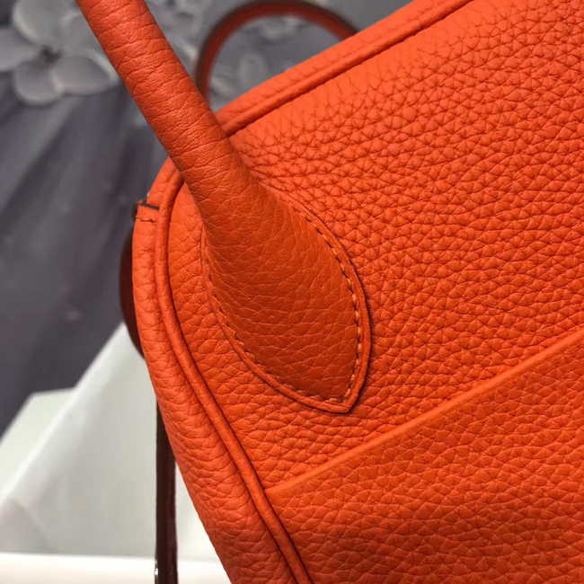 エルメス リンディ26 オレンジ トリヨンクレマンス シルバー金具