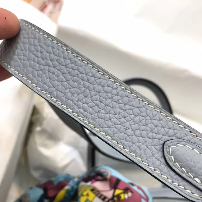 エルメス リンディ26 ブルーラン トリヨンクレマンス ゴールド金具