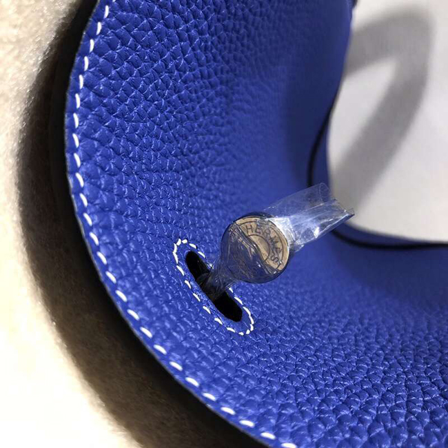 エルメス リンディ30 ブルーエレクトリック トリヨンクレマンス シルバー金具