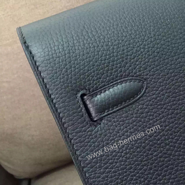 エルメス ケリー デペッシュ38 ブラック トリヨン シルバー金具