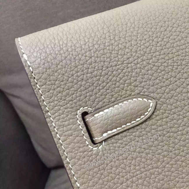 エルメス ケリー デペッシュ38 エトゥープ トリヨン シルバー金具