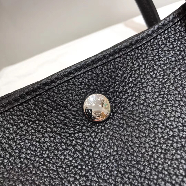 エルメス ガーデンパーティTPM ブラック ネゴンダ シルバー金具