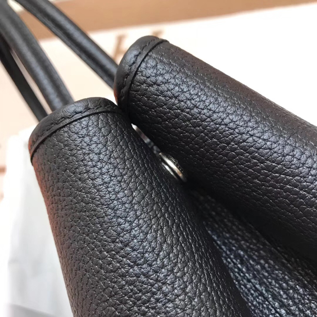 エルメス ガーデンパーティTPM ブラック ネゴンダ シルバー金具