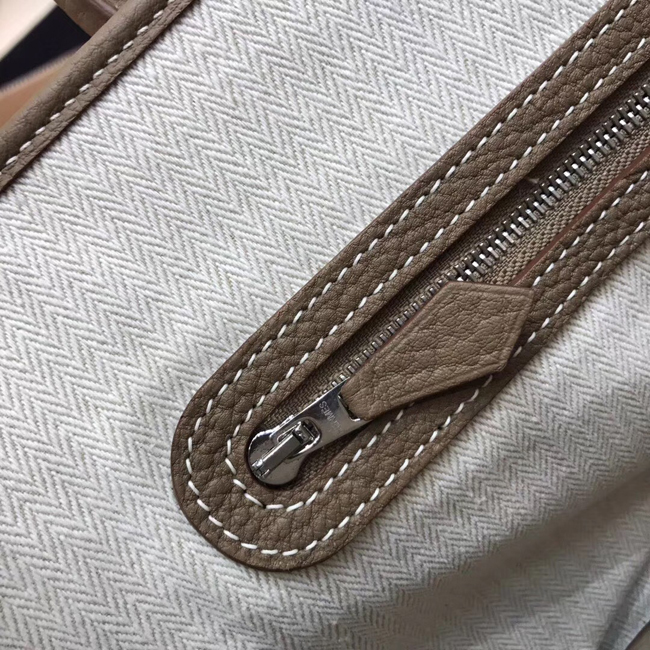 エルメス ガーデンパーティTPM エトゥープ ネゴンダ シルバー金具