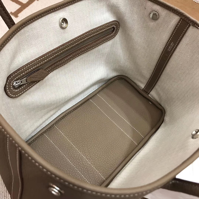エルメス ガーデンパーティTPM エトゥープ ネゴンダ シルバー金具