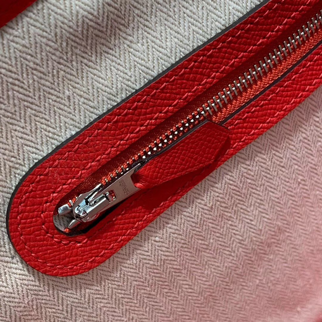 エルメス ガーデンパーティTPM ルージュカザック ヴォーエプソン シルバー金具