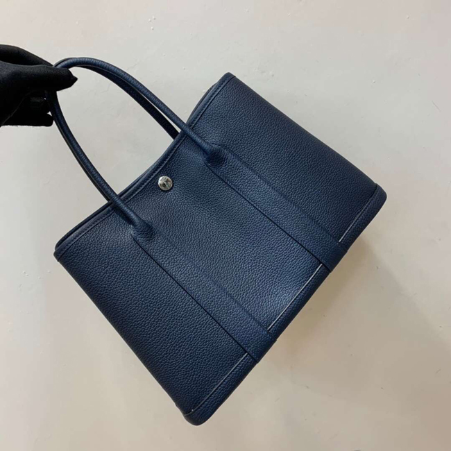 エルメス ガーデンパーティTPM ブルードプリュス ネゴンダ シルバー金具