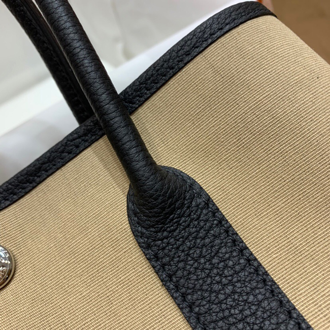 エルメス ガーデンパーティTPM トレンチ トワルアッシュ/ブッフル シルバー金具