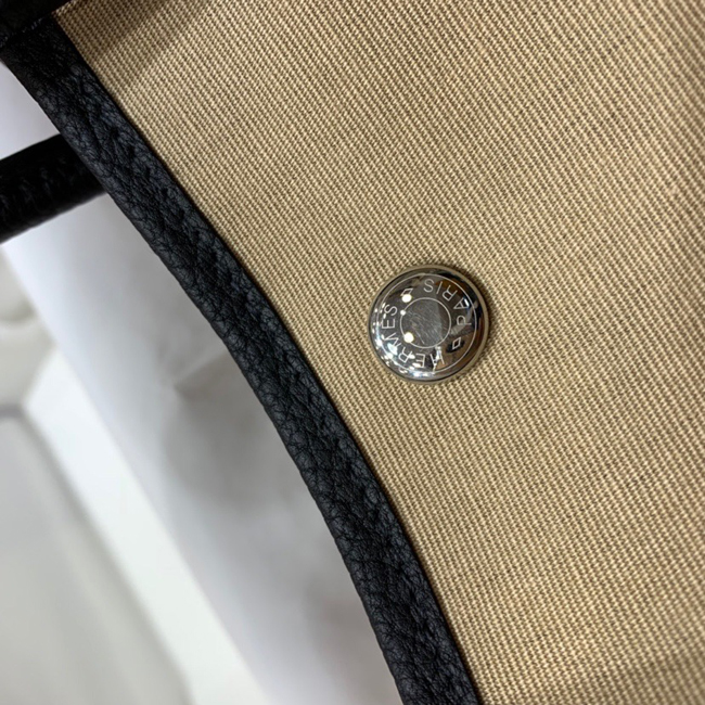 エルメス ガーデンパーティTPM トレンチ トワルアッシュ/ブッフル シルバー金具