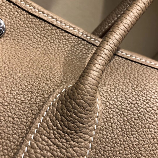 エルメス ガーデンパーティPM エトゥープ ネゴンダ シルバー金具
