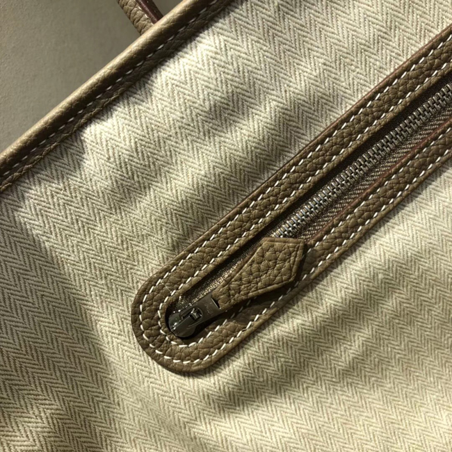 エルメス ガーデンパーティPM エトゥープ ネゴンダ シルバー金具
