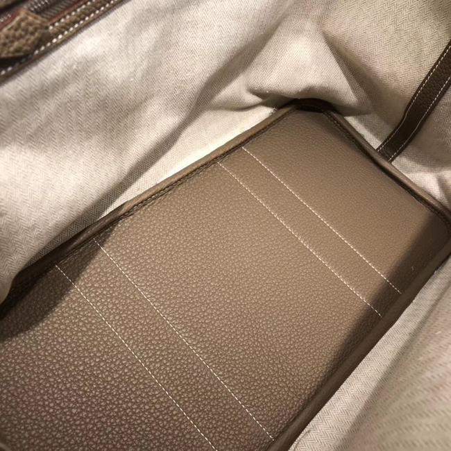 エルメス ガーデンパーティPM エトゥープ ネゴンダ シルバー金具