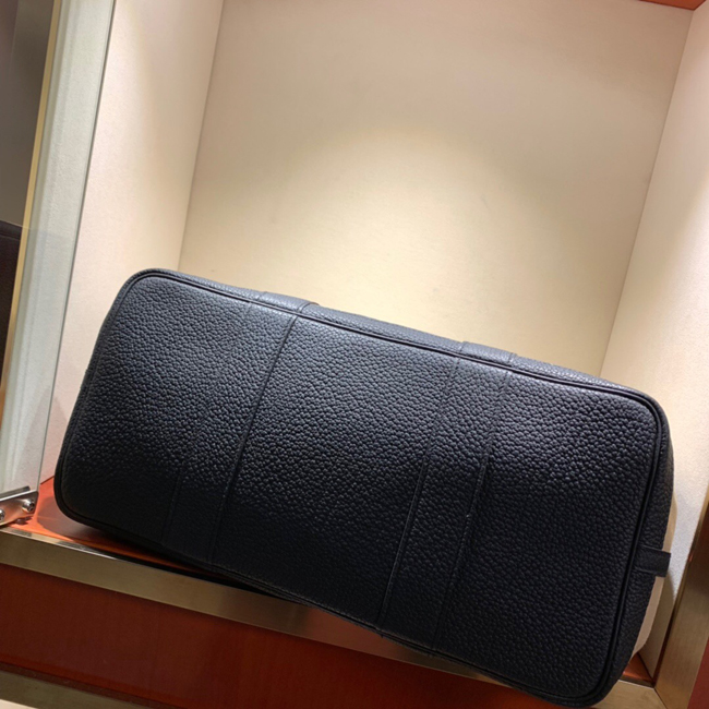 エルメス ガーデンパーティPM トレンチ トワルアッシュ/ブッフル シルバー金具