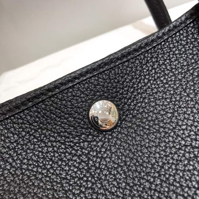 エルメス ガーデンパーティPM ブラック ネゴンダ シルバー金具
