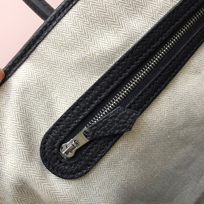エルメス ガーデンパーティPM ブラック ネゴンダ シルバー金具