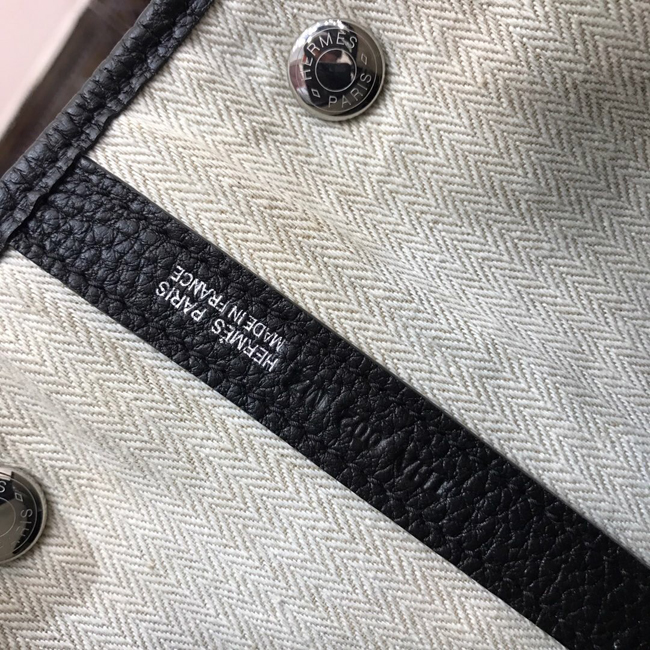 エルメス ガーデンパーティPM ブラック ネゴンダ シルバー金具