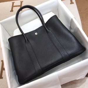 エルメス ガーデンパーティTPM ブラック ネゴンダ シルバー金具