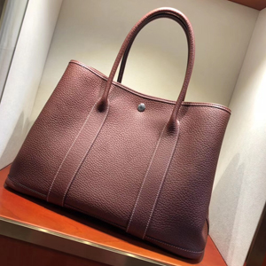 エルメス ガーデンパーティPM ルージュアッシュ ネゴンダ シルバー金具