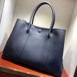 エルメス ガーデンパーティPM ブルードプリュス ネゴンダ シルバー金具
