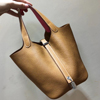 エルメス[HERMES] ピコタン PM[Picotin PM] トリヨンクレマンス クロxフューシャピンク シルバー金具