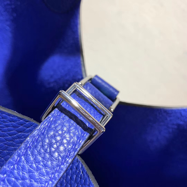 エルメス ピコタンロックMM ブルーエレクトリック クレマンス シルバー金具