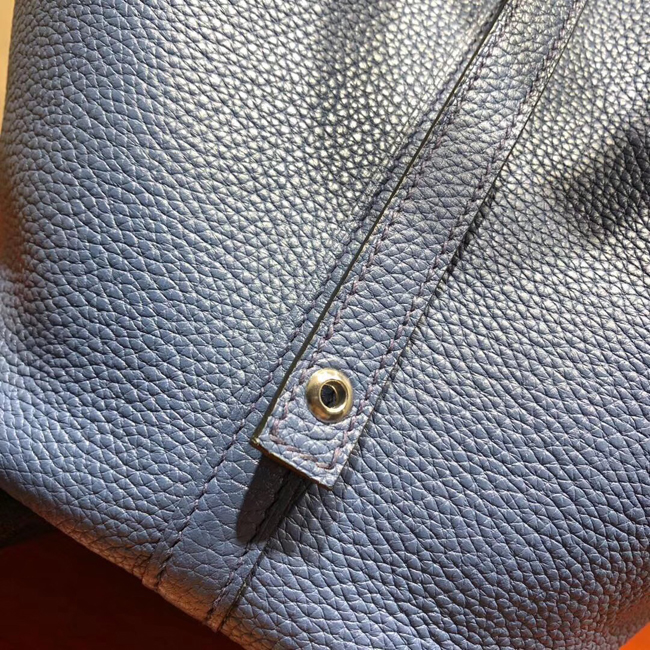エルメス ピコタンロックMM ブルーサフィール クレマンス シルバー金具