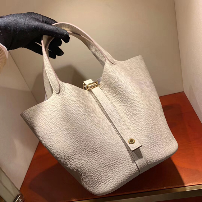 エルメス ピコタンロックMM クレ クレマンス ゴールド金具