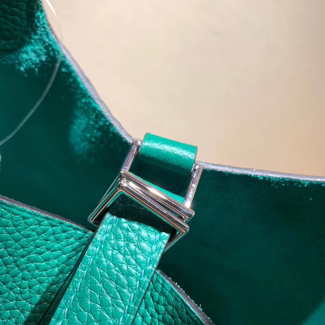 エルメス ピコタンMM ミント クレマンス シルバー金具