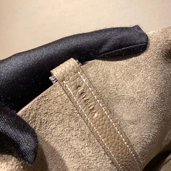 エルメス ピコタンロックエクラMM エトゥープ クレマンス シルバー金具