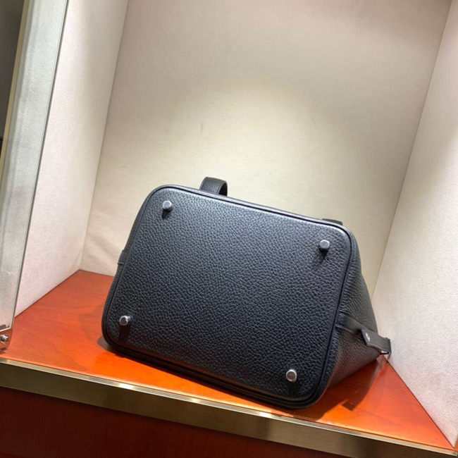 エルメス ピコタンロックエクラMM ブラック クレマンス シルバー金具