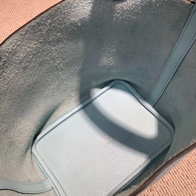 エルメス ピコタンロックエクラMM ブルーラン クレマンス シルバー金具