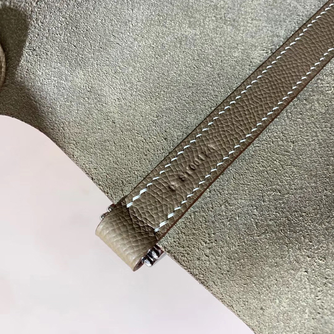 エルメス ピコタンロックトレサージュMM エトゥープ ヴォーエプソン シルバー金具