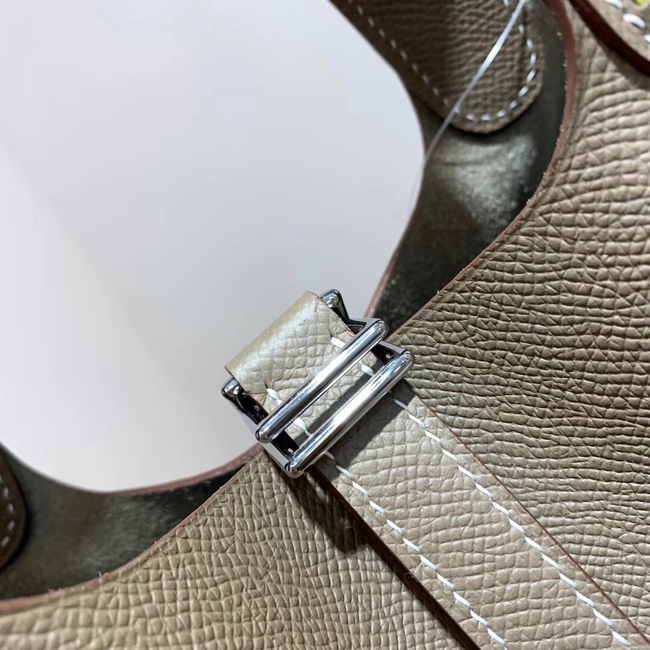エルメス ピコタンロックトレサージュMM エトゥープ ヴォーエプソン シルバー金具