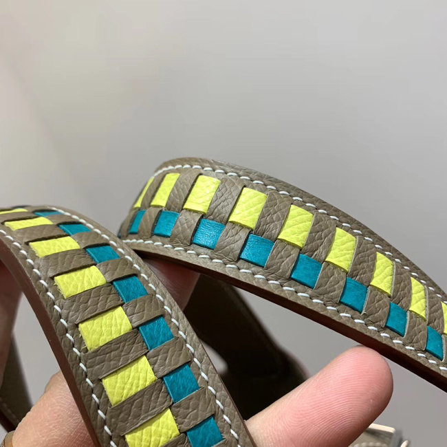 エルメス ピコタンロックトレサージュMM エトゥープ ヴォーエプソン シルバー金具