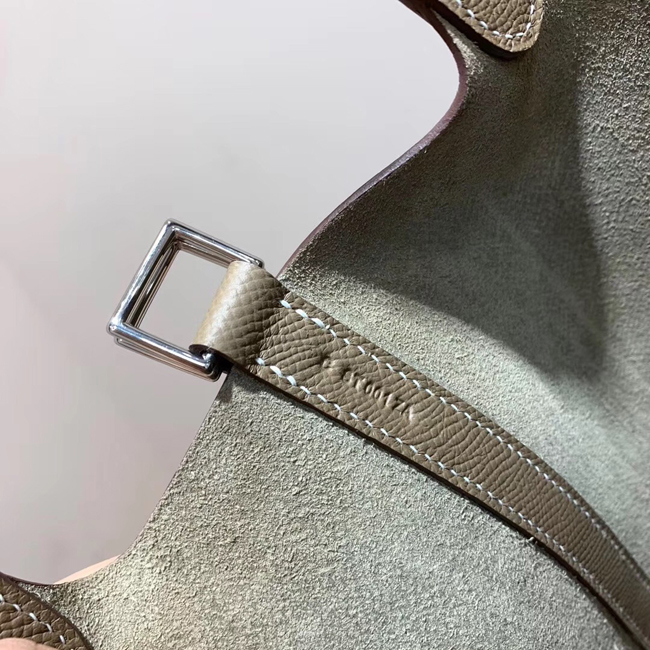 エルメス ピコタンロックトレサージュMM エトゥープ ヴォーエプソン シルバー金具