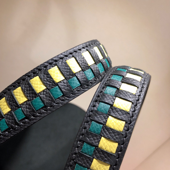 エルメス ピコタンロックトレサージュMM ブラック ヴォーエプソン シルバー金具