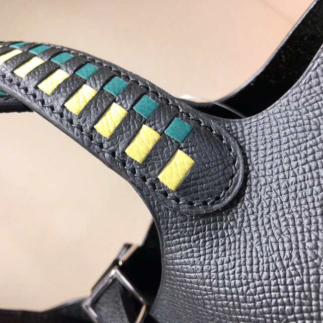 エルメス ピコタンロックトレサージュMM ブラック ヴォーエプソン シルバー金具