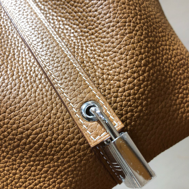 エルメス ピコタンロックエクラMM マグノリア/ゴールド クレマンス シルバー金具