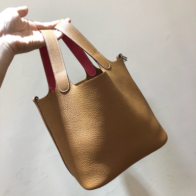 エルメス ピコタンロックエクラMM マグノリア/ゴールド クレマンス シルバー金具